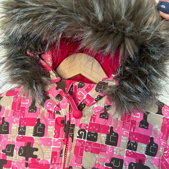 Burton Dry Ride Sugar & Spice Full Zip Hooded Ski Jacket | size 6 - Picture 10 of 11